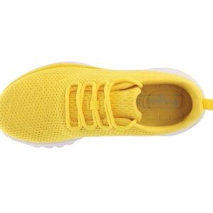 Propet Womens Ortholite Tour Knit Sneakers 7 Lemon Yellow Walking Shoes